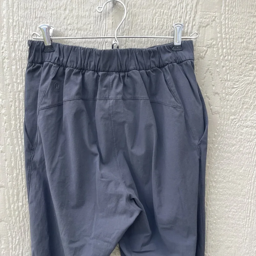 Lululemon Pants Women 4 Your True Trouser High Rise Black Pleated Elastic Waist